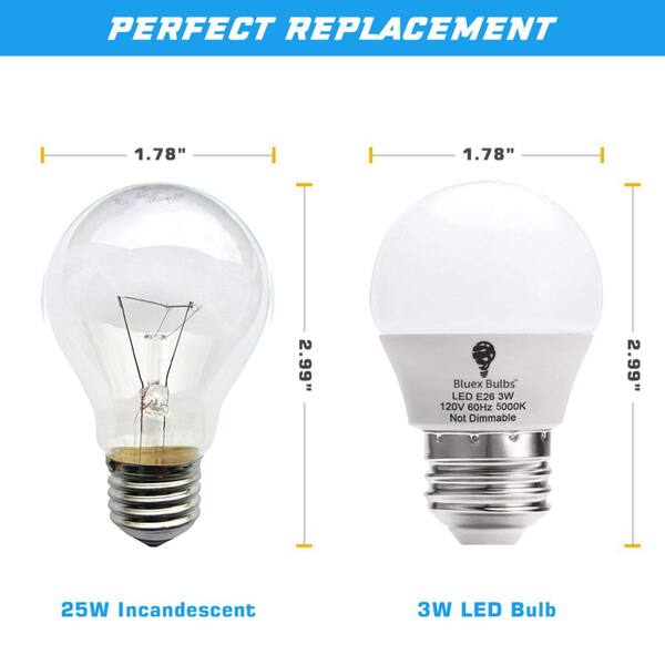 25 watt small screw bulb