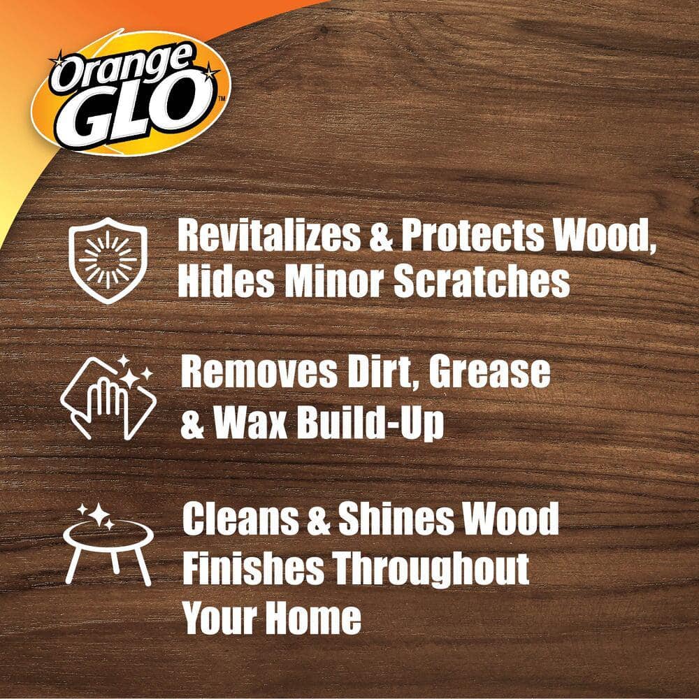 Orange Scented 16 fl oz Wood Cleaner and Polish Spray