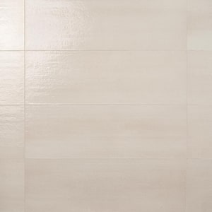 Ivy Hill Tile Angela Harris Harmony White 11.81 in. x 35.43 in. Satin ...