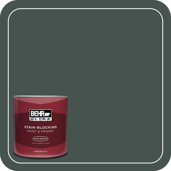 BEHR ULTRA 1 qt. Home Decorators Collection #HDC-WR16-05 Evergreen Field Extra Durable Flat Interior Paint & Primer
