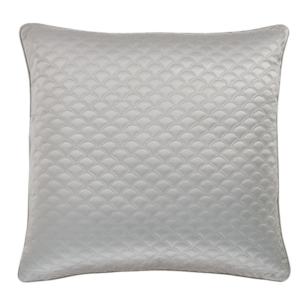 Lincoln Silver Polyester Euro Sham