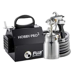 Hobby-PRO 2 - M-Model HVLP Paint Sprayer Gun, Bottom Feed 1 qt. Cup & 1.8 mm Air Cap Set HVLP Paint Sprayer System