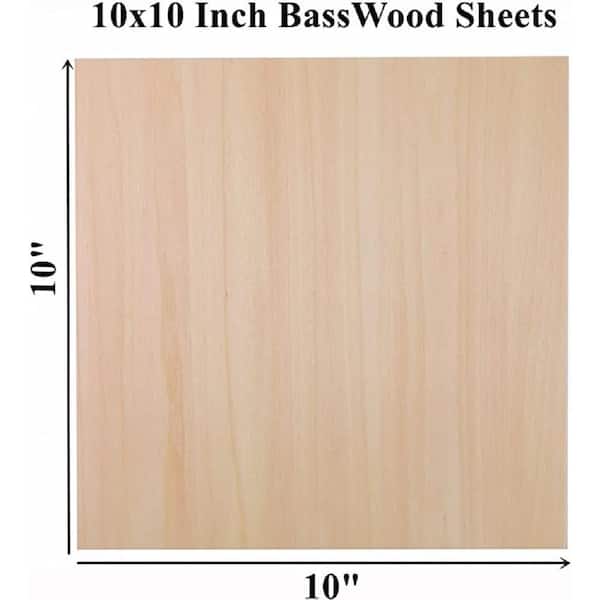 Birch Plywood 10 x 10 Wood Squares 3mm
