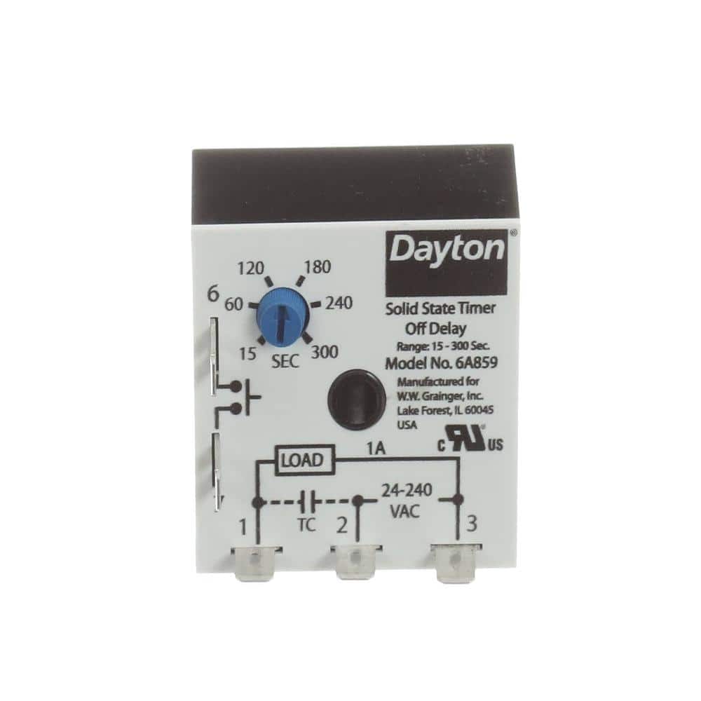 Time Delay Relay, 24-240Vac, 1A, 1 To 100 Seconds price history on PriceWatchPro