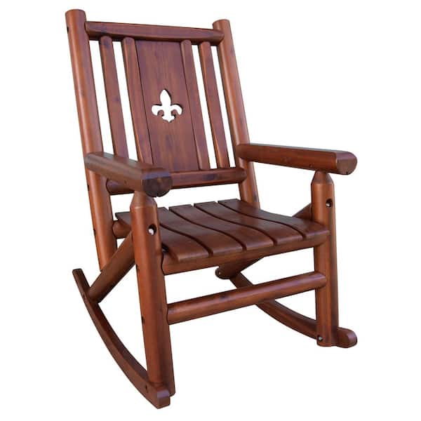 Leigh Country Amber-Log Wood Outdoor FDL Rocking Chair