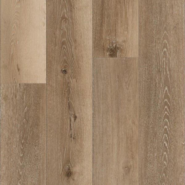 Aqua-Defy Aqua Defy Aged Hickory 20 MIL x 7.1 in. W x 48 in. L Click Lock Waterproof Luxury Vinyl Plank Flooring (23.8 sqft/case)