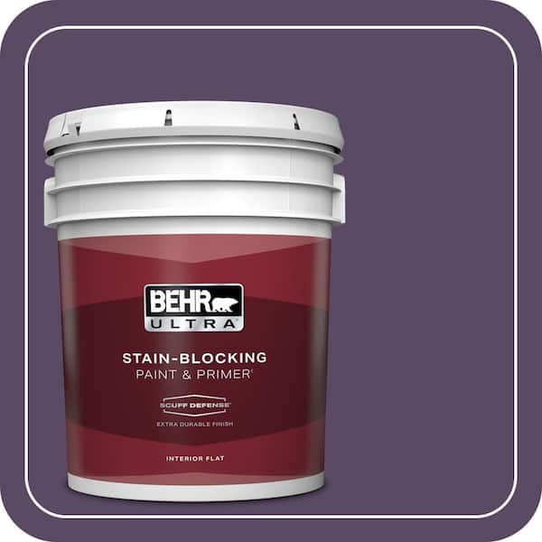 BEHR ULTRA 5 gal. #M570-7 Paparazzi Extra Durable Flat Interior Paint & Primer