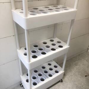 3-Layers 42 Holes Vertical Hydroponics Growing System with LED Light