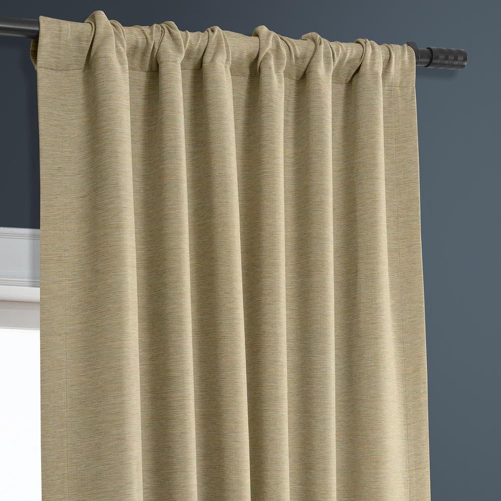 Candlelight Polyester Blackout Puddle Length Drape Panel
