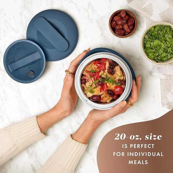 Anqtovp Electric Lunch Box Metal Food Storage Container with Anqtovp Electric Lunch Box Metal Food Storage Container with