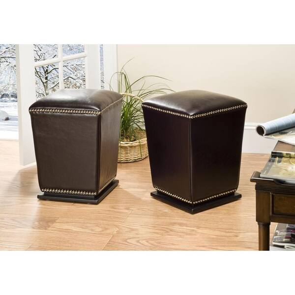 Safavieh Mason Brown Vanity Stool (Set of 2)