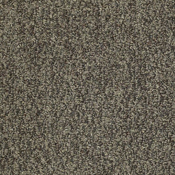 8 in. x 8 in. Berber Carpet Sample - Isla Vista - Color Acorn