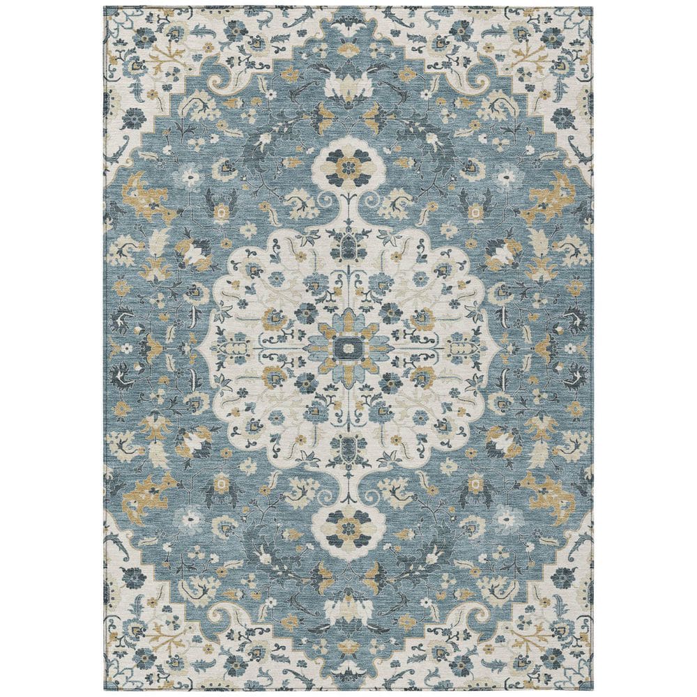 Chantille Machine Washable Indoor/Outdoor Abstract ACN2463 Ivory 3 ft. x 5 ft. Area Rug price history on PriceWatchPro
