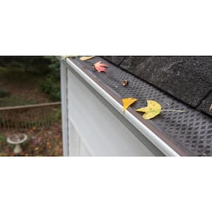 Snap-In Filter 3 ft. Brown Vinyl Micro-Mesh Gutter Guard