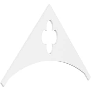 Pitch Turner 1 in. x 60 in. x 37.5 in. (14/12) Architectural Grade PVC Gable Pediment Moulding