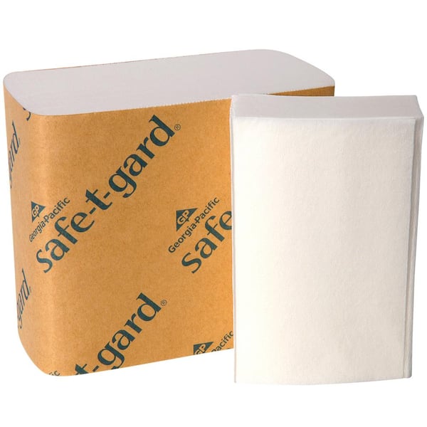 Interfolded Ti Safe-T-Gard White Interfolded Tissue (40-Packs, 220-Sheets) 10440 - The ...
