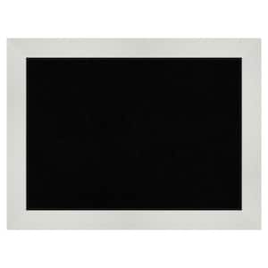Mosaic White Framed Black Corkboard 32 in. x 24 in. Bulletine Board Memo Board