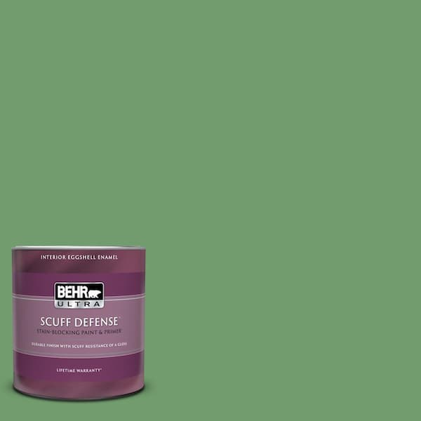 BEHR ULTRA 1 qt. #450D-6 Shire Green Extra Durable Eggshell Enamel Interior Paint & Primer