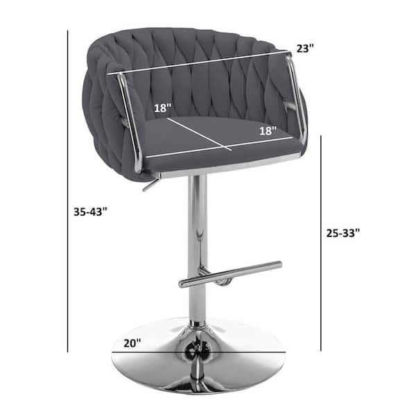 Best Quality Furniture Earl 25 in. 33 in. Upholstered Best Quality Furniture Earl 25 in. 33 in. Upholstered