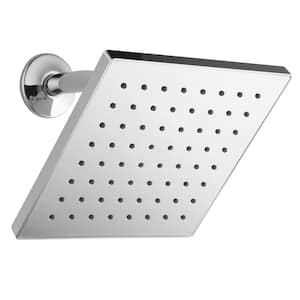1-Spray Patterns 1.5 GPM 8 in. Wall Mount Fixed Shower Head in Chrome