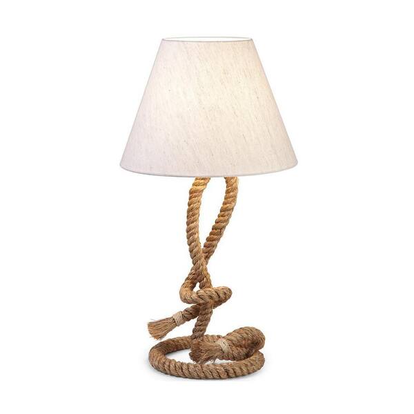 null Admiral 1-Light 28 in. Rope Table Light