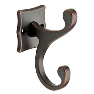 4-3/8 in. Statuary Bronze Rustic Scroll Wall Hook