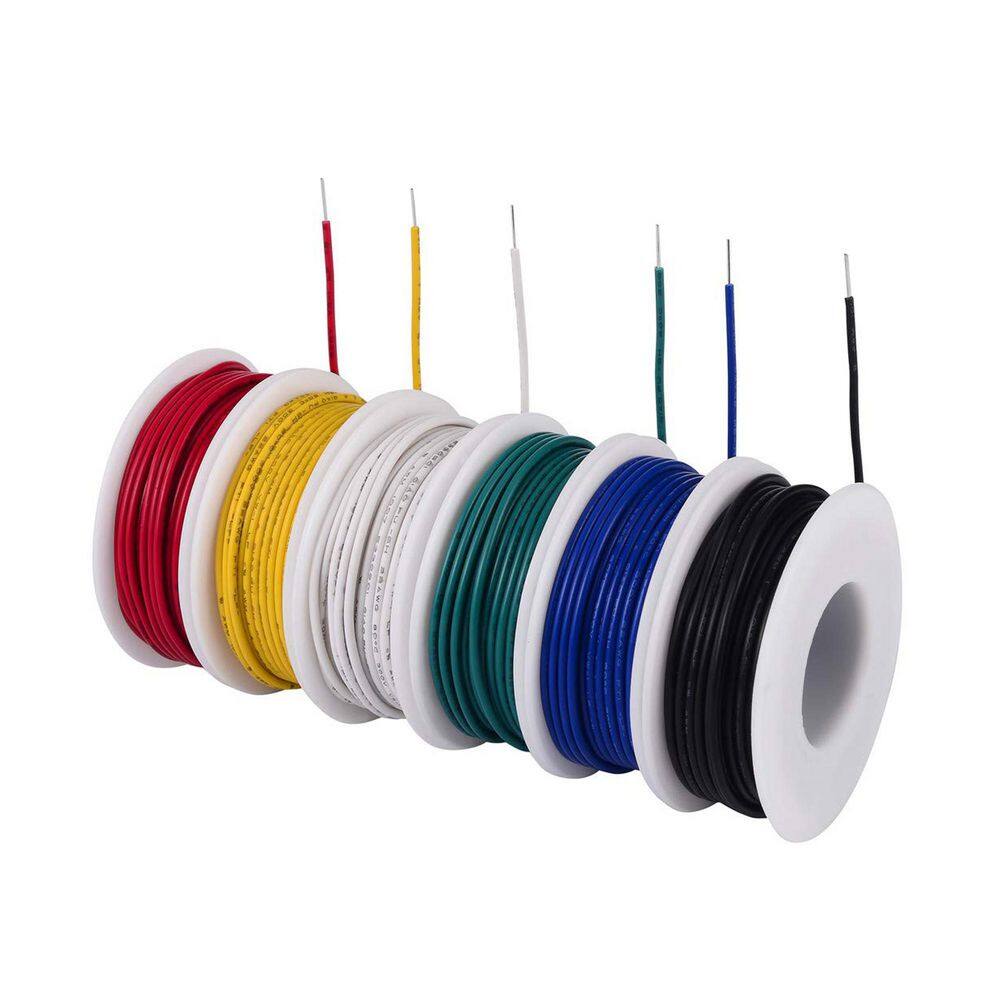 180 ft. 22 AWG Solid Core /6 Conductor PVC Insulated Landscape Lighting Wire for Indoor Outdoor Hookup, Multi-Color price history on PriceWatchPro