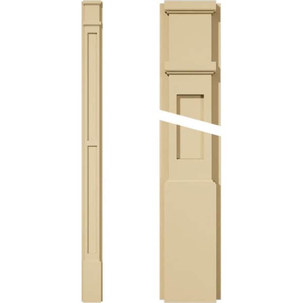 Ekena Millwork 2 in. D x 5 in. W x 72 in. L Primed Polyurethane Pilaster 1- Pack