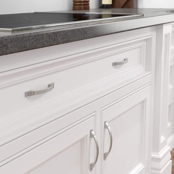 Teramo Collection 5-1/16 in. (128 mm) Vintage Brushed Nickel Cabinet Arch Pull