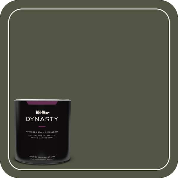 BEHR DYNASTY 1 qt. #ECC-37-3 Freshwater Marsh Eggshell Enamel Interior Stain-Blocking Paint and Primer
