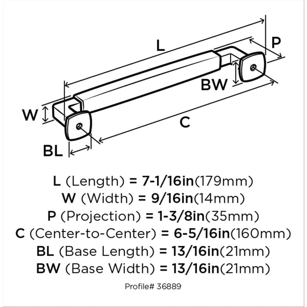 Satin Nickel Brushed Cabinet Drawer Pull with Mounting Hardware