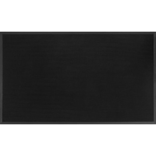 Unbranded Trooper Black 3 Ft. x 6 Ft. Commercial Door Mat