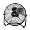 12 in. 3-Speed High Velocity All Metal Tilting Floor Fan 98596352M ...