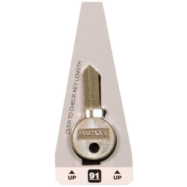 Hillman #91 Blank American Lock Key