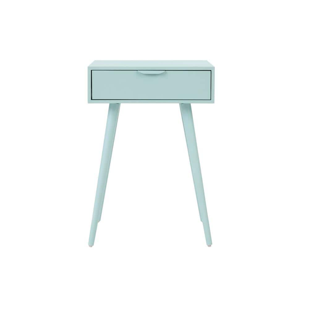 StyleWell Amerlin 1 Drawer Seafoam Blue Wood Nightstand (18 in W. X 26 in  H.) BS1807221-SEA - The Home Depot