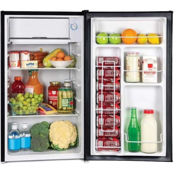 Igloo Double Door Refrigerator With Freezer - Black, 1 ct - Fred Meyer