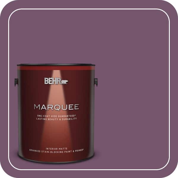BEHR MARQUEE 1 gal. #PMD-87 Exotic Orchid Matte Interior Paint & Primer