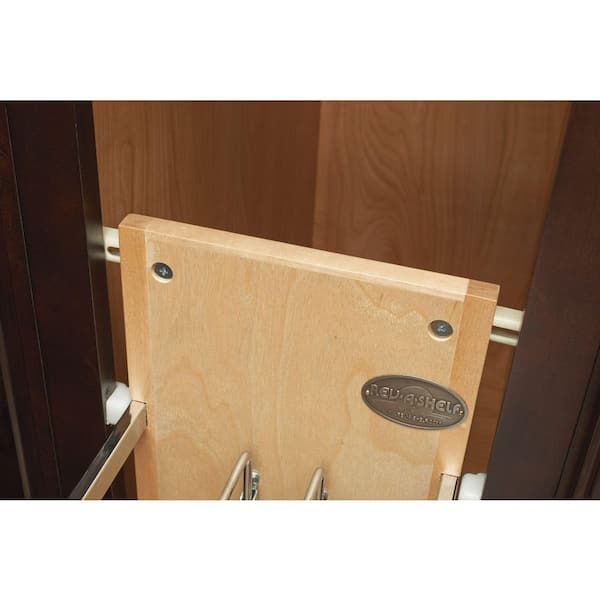 Natural Maple 5 in. Pull Out Cabinet Organizer, Ball Bearing Soft-Close