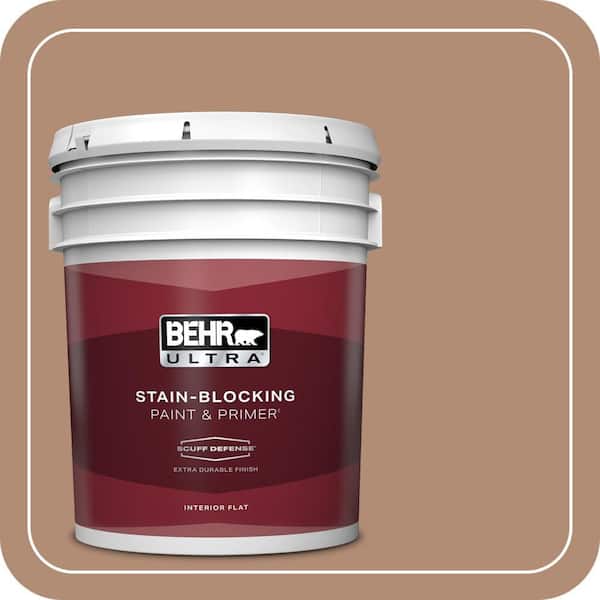 BEHR ULTRA 5 gal. #ECC-63-3 Homeland Extra Durable Flat Interior Paint & Primer