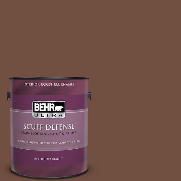 BEHR ULTRA 1 gal. #N160-7 Brown Velvet Extra Durable Eggshell Enamel Interior Paint & Primer