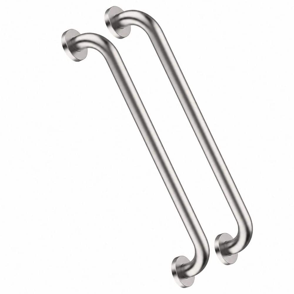 2 Pack 24 in. x 1.25 in. Concealed Screw Stainless Steel Shower Grab Bar in Brushed Nickel price history on PriceWatchPro