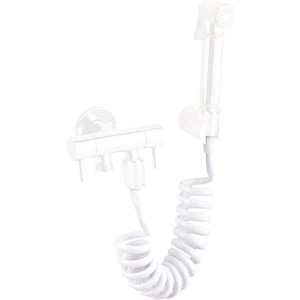 Dyiom Shower Hose, Bidet Part in Bidet Attachment in with ABS Material, included ‎Gray and White
