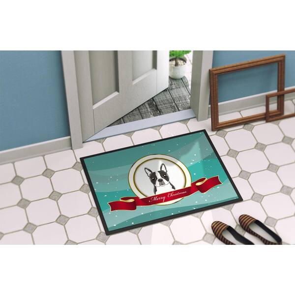 boston terrier doormat