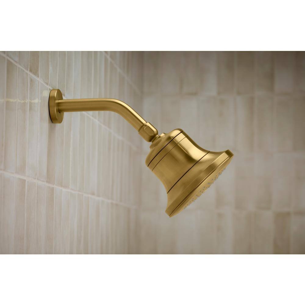 Polished Chrome Single-Function Filtered Wall Mounted Showerhead