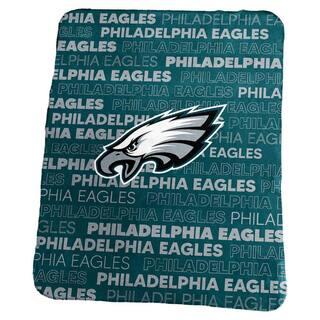 Logobrands Philadelphia Eagles - Coperta In Peluche Raschel 152x203 Cm - Morbida E Lavabile, Per Stadio E Casa
