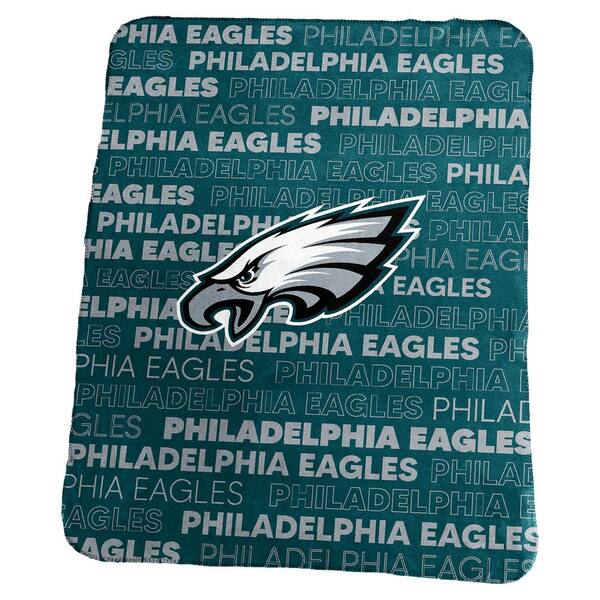 Logobrands Philadelphia Eagles - Coperta In Peluche Raschel 152x203 Cm - Morbida E Lavabile, Per Stadio E Casa