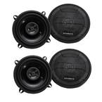 Hifonics Zeus ZS35CX 3.5" 3-1/2" 125W 4-Ohm 2-Way Coaxial Car Audio Speakers
