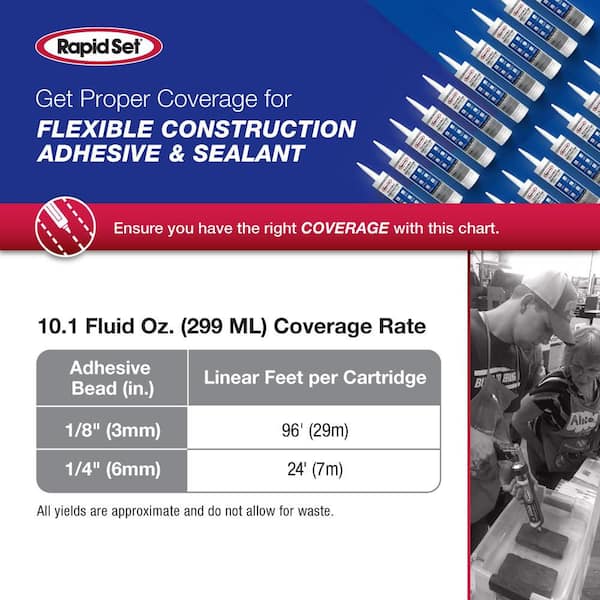 10.1 fl. oz. Flexible Construction Adhesive