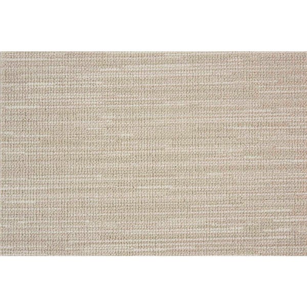 Natural Harmony Glacial Sand Custom Area Rug with Pad