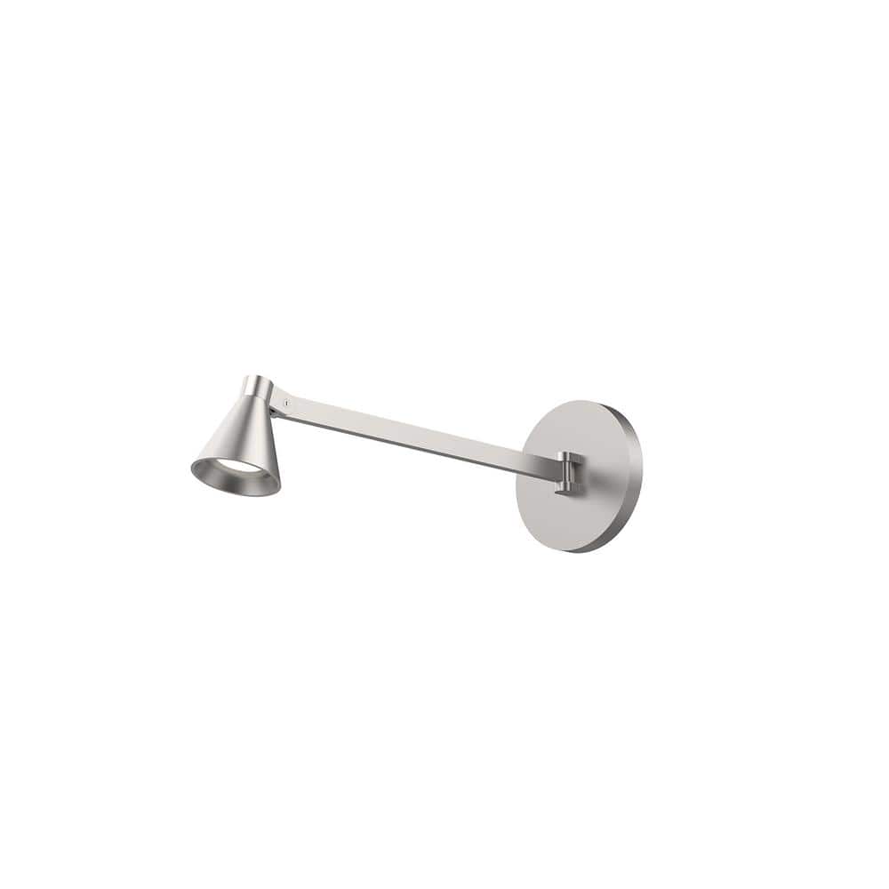 Brushed Nickel Dimmable LED Wall Sconce
